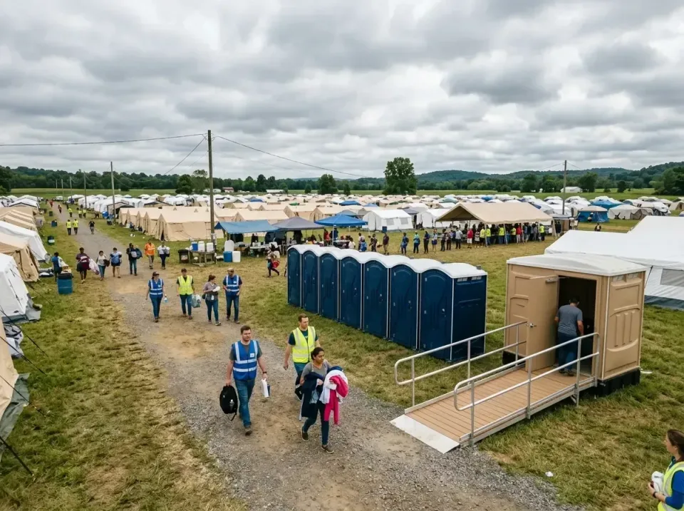disaster-relief-camp-restrooms-010 — frequently asked questions, Dumpster & Portable Bathrooms Rental in Russellville, KY